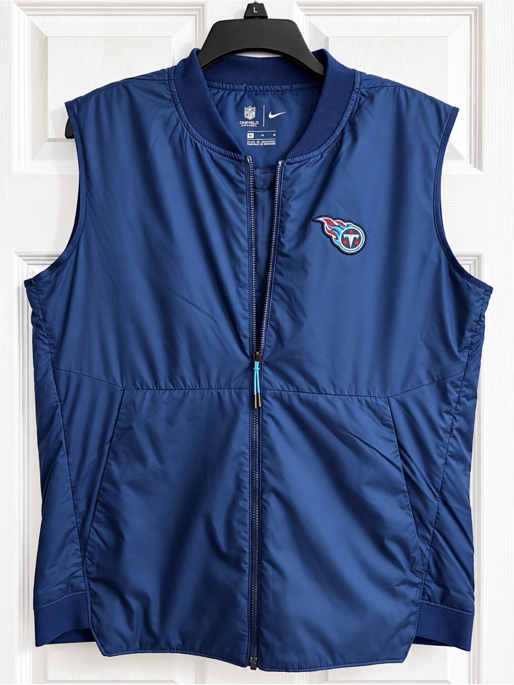 Nike Tennessee Titans Blue Sleeveless Puffer Vest